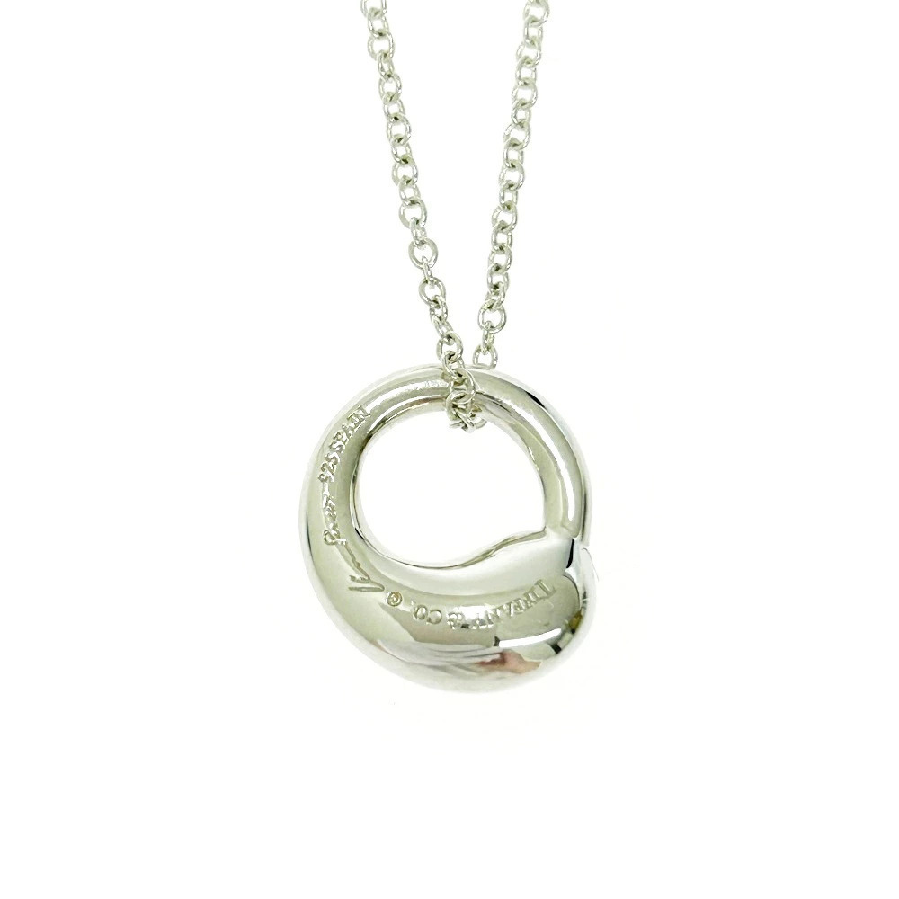 TIFFANYCo Tiffany Silver Eternal Circle Necklace Silver